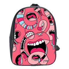 Big Mouth Worm School Bag (xl) by Dutashop