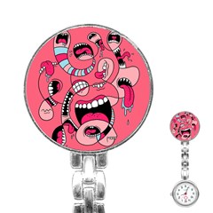 Big Mouth Worm Stainless Steel Nurses Watch by Dutashop