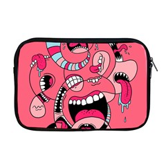 Big Mouth Worm Apple Macbook Pro 17  Zipper Case by Dutashop