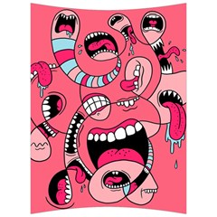 Big Mouth Worm Back Support Cushion by Dutashop