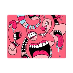 Big Mouth Worm Premium Plush Fleece Blanket (mini) by Dutashop