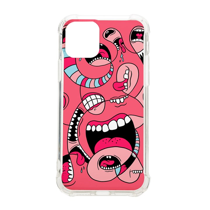 Big Mouth Worm iPhone 11 Pro 5.8 Inch TPU UV Print Case