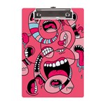 Big Mouth Worm A5 Acrylic Clipboard Front