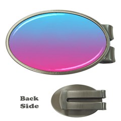 Blue Pink Purple Money Clips (oval) 