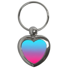 Blue Pink Purple Key Chain (heart) by Dutashop