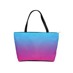 Blue Pink Purple Classic Shoulder Handbag by Dutashop