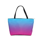 Blue Pink Purple Classic Shoulder Handbag Front