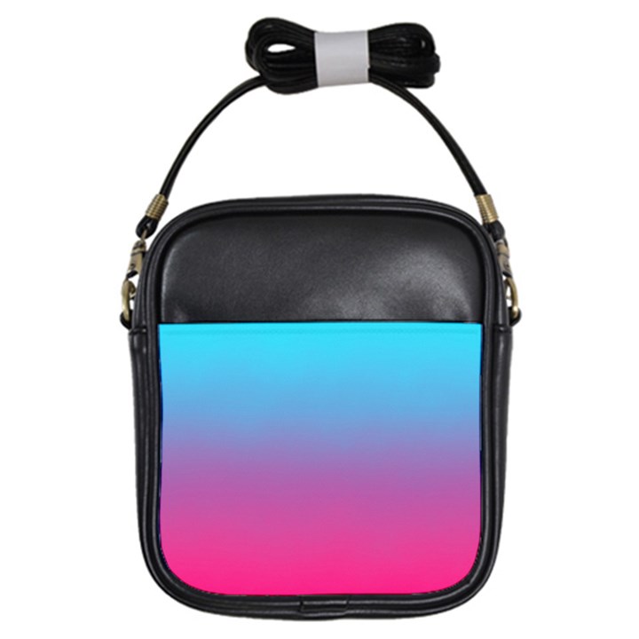 Blue Pink Purple Girls Sling Bag