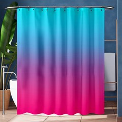 Blue Pink Purple Shower Curtain 60  X 72  (medium)  by Dutashop