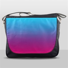 Blue Pink Purple Messenger Bag by Dutashop