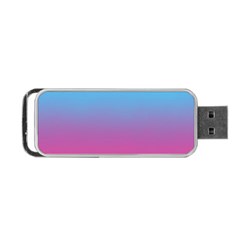 Blue Pink Purple Portable Usb Flash (two Sides) by Dutashop