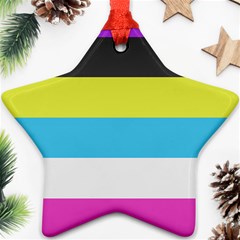 Bigender Flag Copy Ornament (star) by Dutashop