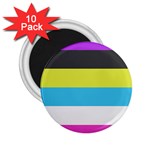 Bigender Flag Copy 2.25  Magnets (10 pack)  Front