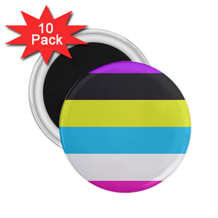 Bigender Flag Copy 2.25  Magnets (10 pack) 