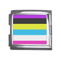 Bigender Flag Copy Mega Link Italian Charm (18mm) by Dutashop