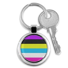 Bigender Flag Copy Key Chain (round) by Dutashop