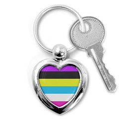 Bigender Flag Copy Key Chain (heart) by Dutashop