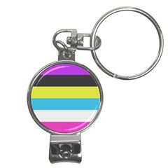 Bigender Flag Copy Nail Clippers Key Chain by Dutashop