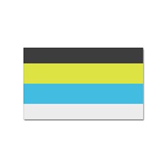 Bigender Flag Copy Sticker (rectangular) by Dutashop