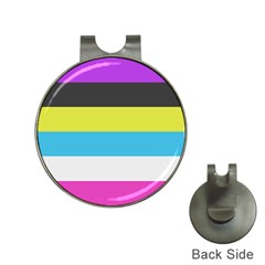 Bigender Flag Copy Hat Clips With Golf Markers by Dutashop