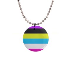 Bigender Flag Copy 1  Button Necklace by Dutashop