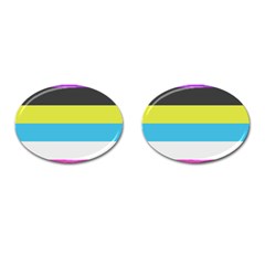 Bigender Flag Copy Cufflinks (oval) by Dutashop