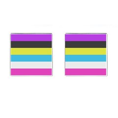 Bigender Flag Copy Cufflinks (square) by Dutashop