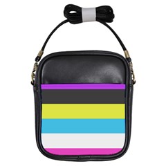 Bigender Flag Copy Girls Sling Bag by Dutashop