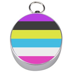 Bigender Flag Copy Silver Compasses by Dutashop