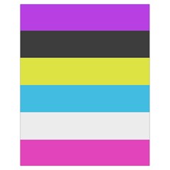 Bigender Flag Copy Drawstring Bag (small) by Dutashop