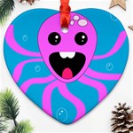 Bubble Octopus Copy Ornament (Heart) Front