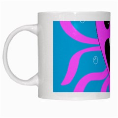 Bubble Octopus Copy White Mug by Dutashop