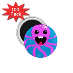 Bubble Octopus Copy 1 75  Magnets (100 Pack)  by Dutashop