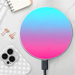 Blue Pink Purple Wireless Fast Charger(white)