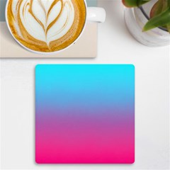 Blue Pink Purple Uv Print Square Tile Coaster  by Dutashop