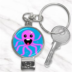 Bubble Octopus Copy Nail Clippers Key Chain by Dutashop