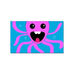 Bubble Octopus Copy Sticker (rectangular) by Dutashop