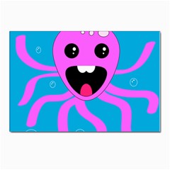 Bubble Octopus Copy Postcards 5  x 7  (Pkg of 10)