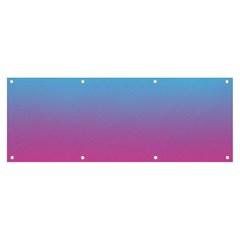 Blue Pink Purple Banner And Sign 8  X 3 