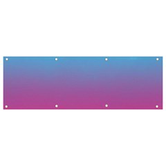 Blue Pink Purple Banner And Sign 9  X 3 