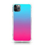 Blue Pink Purple iPhone 11 Pro Max 6.5 Inch TPU UV Print Case Front