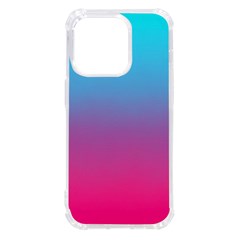 Blue Pink Purple Iphone 14 Pro Tpu Uv Print Case by Dutashop