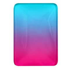 Blue Pink Purple Rectangular Glass Fridge Magnet (4 Pack)