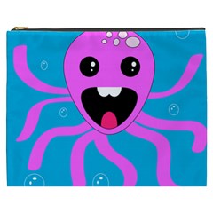 Bubble Octopus Copy Cosmetic Bag (xxxl) by Dutashop