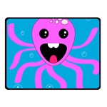 Bubble Octopus Copy Two Sides Fleece Blanket (Small) 45 x34  Blanket Front