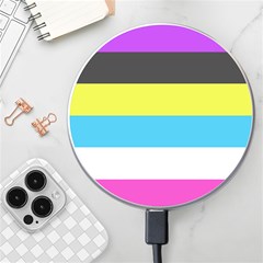 Bigender Flag Copy Wireless Fast Charger(white) by Dutashop