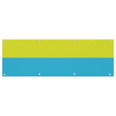 Bigender Flag Copy Banner And Sign 9  X 3  by Dutashop