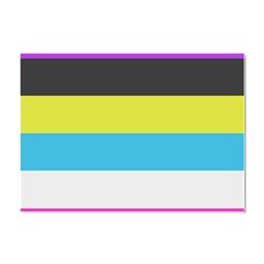 Bigender Flag Copy Crystal Sticker (a4) by Dutashop