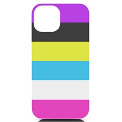 Bigender Flag Copy Iphone 14 Black Uv Print Case