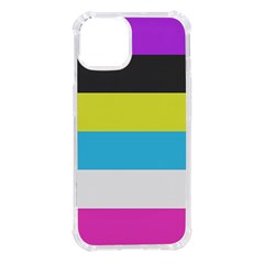 Bigender Flag Copy Iphone 14 Tpu Uv Print Case by Dutashop